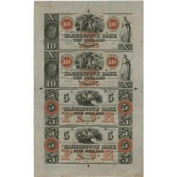 Hagerstown, MD- Hagerstown Bank $10-$10-$5-$5