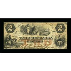 Omaha, NE- Bank of Nebraska $2 July 7, 1859 G8a