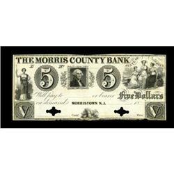 Morristown, NJ- The Morris County Bank $5 G42