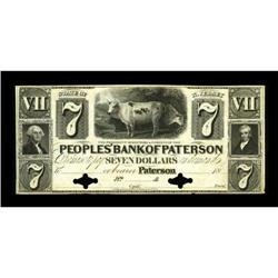 Paterson, NJ- Peoples' Bank of Paterson $7 G42