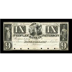 Paterson, NJ- Peoples' Bank of Paterson $9 G46