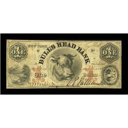 New York, NY- Bull's Head Bank $1 May 16, 1863