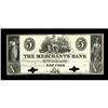 New York, NY- The Merchants' Bank$5 G46 Proof