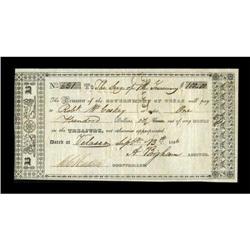 Velasco, TX- Government of Texas Warrant $100.00