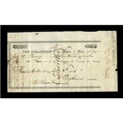Columbia, TX- Third Issue Warrant $312.00 Oct.