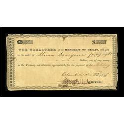 Columbia, TX- Republic of Texas Third Issue