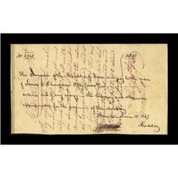 Houston, TX- Republic of Texas Fourth Issue