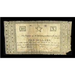 Houston, TX- Republic of Texas First Issue of