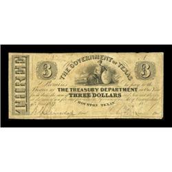 Houston, TX- Government of Texas $3 ???, 18xx