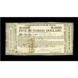 Houston, TX- Consolidated Fund $500 March 1,