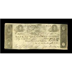 Norfolk, VA- Bank of the United States $5 August