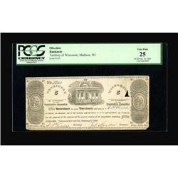 Wisconsin Territory- Territory of Wisconsin $5