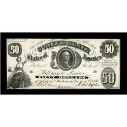 T8 $50 1861. Cr 18 PF-4