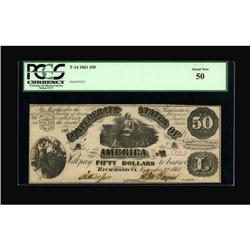 T14 $50 1861. Cr 75 PF-6