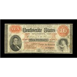 T24 $10 1861. Cr-165 PF-9