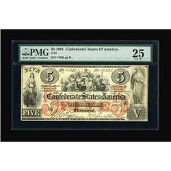 T31 $5 1861. Cr 243 PF-1