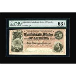 T64 $500 1864. Cr-489B PF-1