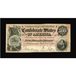 T64 $500 1864. Cr 489 PF-1