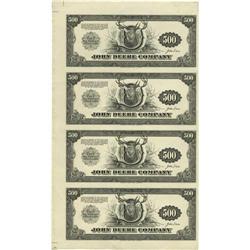 John Deere Coupon Proofs.