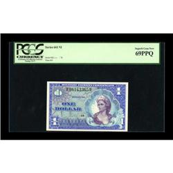 Series 661 $1 PCGS Superb Gem New 69PPQ.