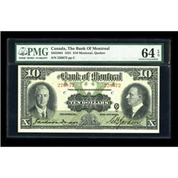 Montreal, PQ- The Bank of Montreal $10 Jan. 2,