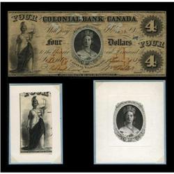 Toronto, ONT- The Colonial Bank of Canada $4