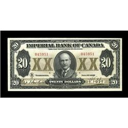 Toronto, ONT- Imperial Bank of Canada $20 Nov.