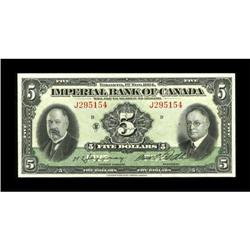 Toronto, ONT- Imperial Bank of Canada $5 Nov. 1,