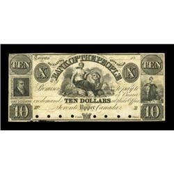 Toronto, UC- The Bank of the People $10 Ch.