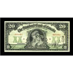 Toronto, ONT- The Standard Bank of Canada $20