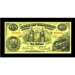 Toronto, ONT- The Bank of Toronto $10 Jan. 2,
