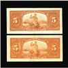 Image 2 : BC-5 $5 1935, BC-6 $5 1935