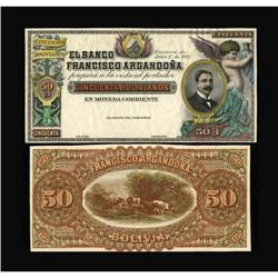 Bolivia El Banco Francisco Argandona 50
