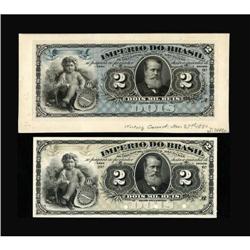 Brazil Imperio do Brazil 2 Mil Reis Estampa 6A