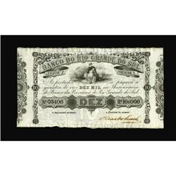 Brazil Banco do Rio Grande do Sul 10 Mil Reis ND