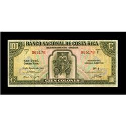 Costa Rica Banco Nacional De Costa Rica 100