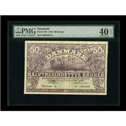 Denmark Danmarks Nationalbank 50 Kroner 1954