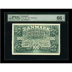 Denmark Danmarks Nationalbank 100 Kroner 1944