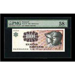 Denmark Danmarks Nationalbank 1000 Kroner 1998