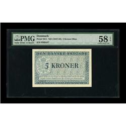 Denmark Den Danske Brigade 5 Kroner ND (1947-58)