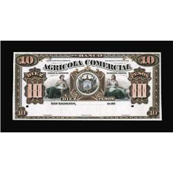 El Salvador 10 Pesos Agricola Comercial 189_ Pick S103p