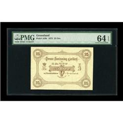 Greenland 25 Ore 1875 Pick A39r