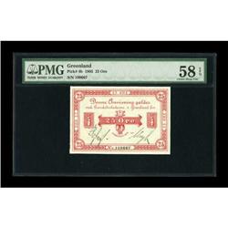 Greenland Handelsstederne I Gronland 25 Ore 1905