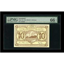 Greenland 10 Kroner ND (1953-67) Pick 19a