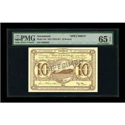 Greenland 10 Kroner ND (1953-67) Specimen Pick