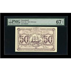 Greenland 50 Kroner 1953 Pick 20a