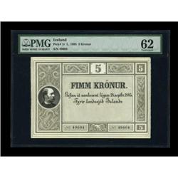 Iceland Landssjod Islands 5 Kronur September 18,