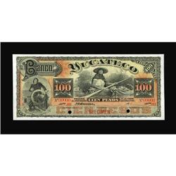 Mexico 100 Pesos El Banco Yucateco 1__ Pick 741s5 Sp