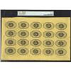 Image 2 : Fr. 1230 5¢ First Issue Sheet of 20 PMG Ch 63