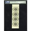 Image 2 : Fr. 1241 10¢ First Issue Strip of 4 PMG 64 EPQ